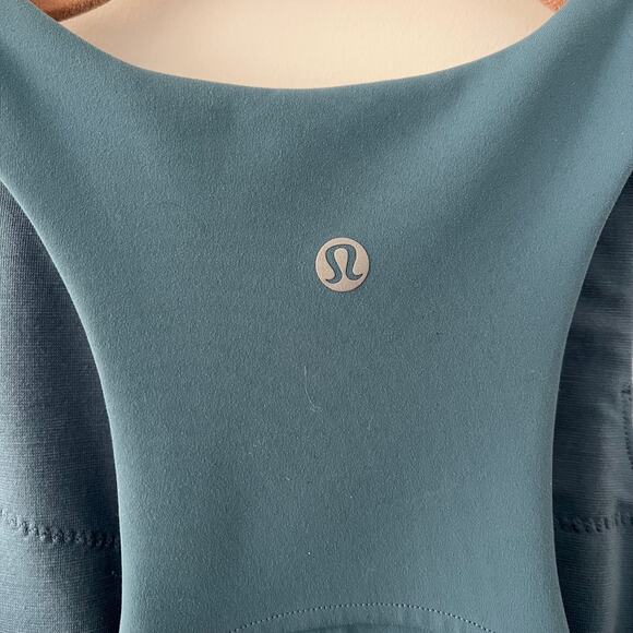 Lululemon Wunder Train Racerback Tank/Sports Bra in Medium Forest Blue – Size 2 - Picture 6 of 6